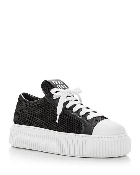 miu miu mesh sneakers|Women's Miu Miu Sneakers & Athletic Shoes .